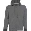 PrAna Men's Theon Full Zip Hoodie Charcoal CLOTHING