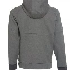 PrAna Men's Theon Full Zip Hoodie Charcoal CLOTHING
