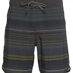PrAna Men's Ground Speed 7.5" Inseam Yoga Shorts Rye Pontoon