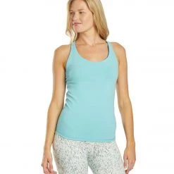 PrAna Everyday Support Yoga Top Light Azurite CLOTHING