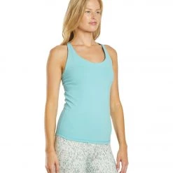 PrAna Everyday Support Yoga Top Light Azurite CLOTHING