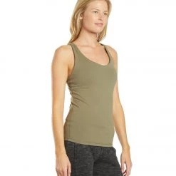 CLOTHING PrAna Everyday Support Yoga Top Rye Green