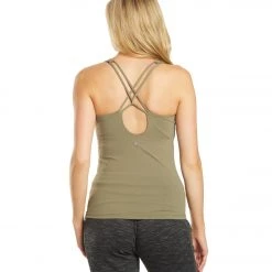 CLOTHING PrAna Everyday Support Yoga Top Rye Green