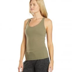 CLOTHING PrAna Everyday Support Yoga Top Rye Green