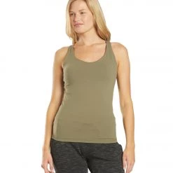 CLOTHING PrAna Everyday Support Yoga Top Rye Green