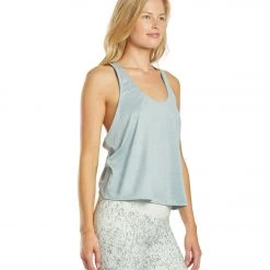 PrAna Florette Yoga Tank Smoky Blue CLOTHING