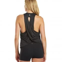 PrAna Florette Yoga Tank Black CLOTHING