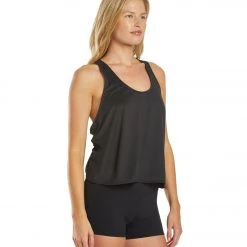 PrAna Florette Yoga Tank Black CLOTHING