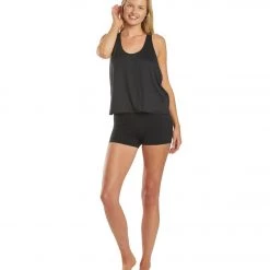 PrAna Florette Yoga Tank Black CLOTHING