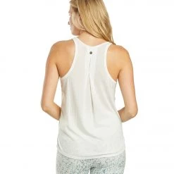 Women PrAna Kaila Yoga Tank Soft White