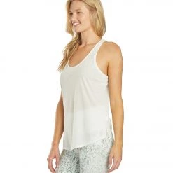 Women PrAna Kaila Yoga Tank Soft White