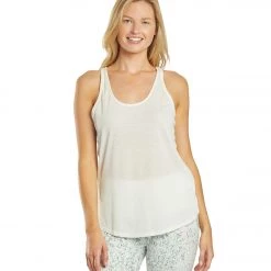 Women PrAna Kaila Yoga Tank Soft White