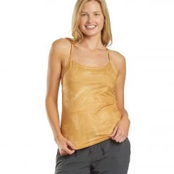 PrAna Wander Often Yoga Top Toffee Glow