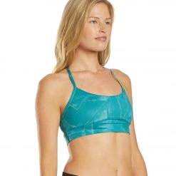 CLOTHING PrAna Wander Often Yoga Sports Bra Retro Teal Glow