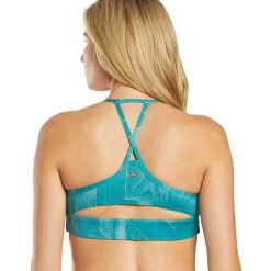 CLOTHING PrAna Wander Often Yoga Sports Bra Retro Teal Glow