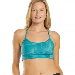 CLOTHING PrAna Wander Often Yoga Sports Bra Retro Teal Glow