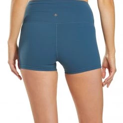 PrAna Layna Yoga Shorts Atlantic