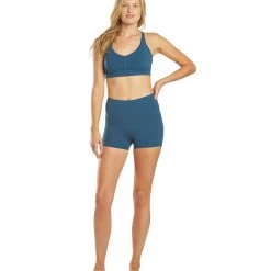 PrAna Layna Yoga Shorts Atlantic