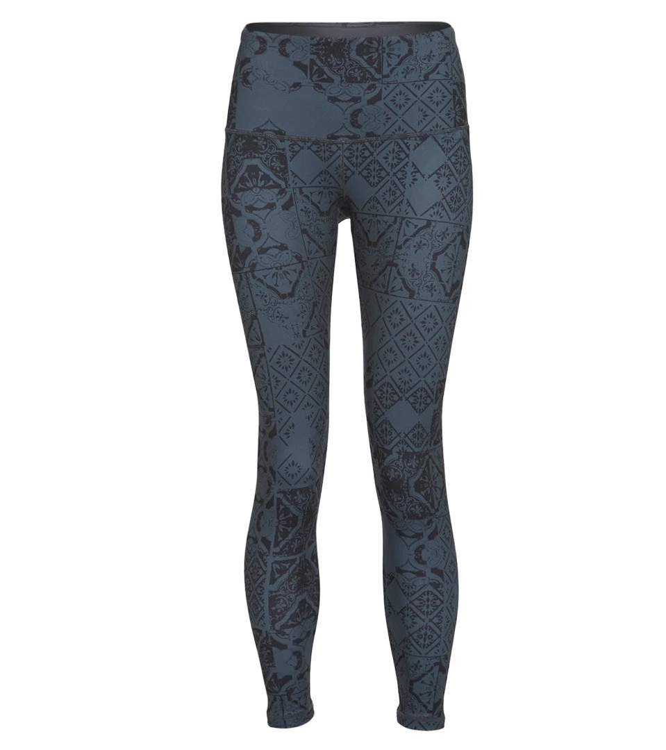 CLOTHING PrAna Kimble Printed 7/8 Yoga Leggings Chalkboard Tiles 6 CLOTHING PrAna Kimble Printed 7/8 Yoga Leggings Chalkboard Tiles