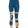 PrAna Kimble Printed 7/8 Yoga Leggings Liqueur Seaglass 1 PrAna Kimble Printed 7/8 Yoga Leggings Liqueur Seaglass