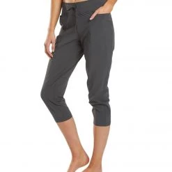PrAna Leonora Yoga Capris Coal CLOTHING