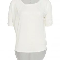 PrAna Helani Yoga Top Soft White