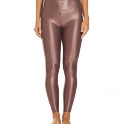 CLOTHING KORAL Lustrous High Rise Yoga Leggings Marsala