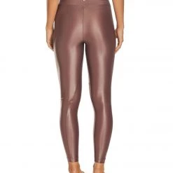 CLOTHING KORAL Lustrous High Rise Yoga Leggings Marsala