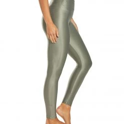 KORAL Lustrous High Rise Yoga Leggings Agave