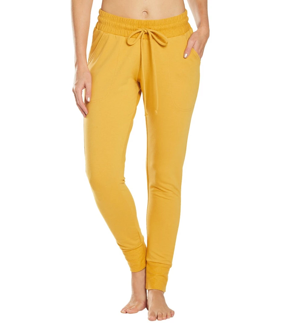 CLOTHING Free People Movement Sunny Skinny Sweat Pants Mustard 9 CLOTHING Free People Movement Sunny Skinny Sweat Pants Mustard