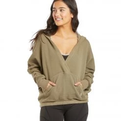 Free People Movement Reyes Solid Hoodie Army