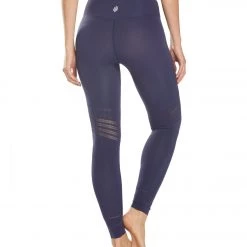 Free People Movement Gone Adrift Seamless Yoga Leggings Dark Blue CLOTHING 10 Free People Movement Gone Adrift Seamless Yoga Leggings Dark Blue CLOTHING