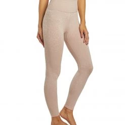 Free People Movement Good Karma Leopard Yoga Leggings Pink Combo