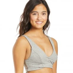 Free People Movement Good Times Yoga Sports Bra Grey Combo CLOTHING