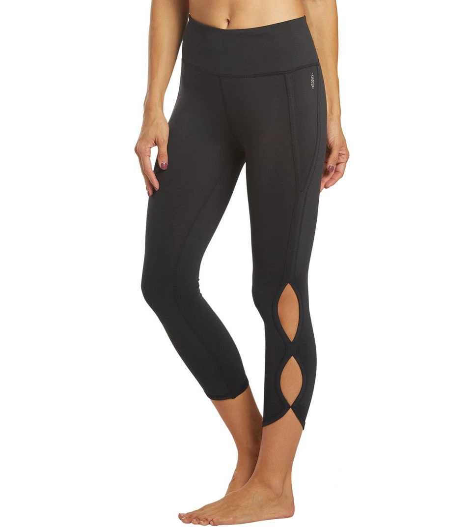 Free People Movement High Rise Infinity Yoga Leggings Black CLOTHING 7 Free People Movement High Rise Infinity Yoga Leggings Black CLOTHING