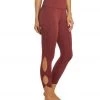 Free People Movement High Rise Infinity Yoga Leggings Wine CLOTHING