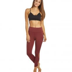Free People Movement High Rise Infinity Yoga Leggings Wine CLOTHING 12 Free People Movement High Rise Infinity Yoga Leggings Wine CLOTHING
