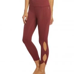 Free People Movement High Rise Infinity Yoga Leggings Wine CLOTHING 13 Free People Movement High Rise Infinity Yoga Leggings Wine CLOTHING
