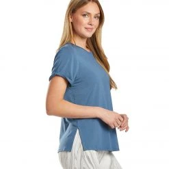 CLOTHING NUX X-Factor Yoga Tee Steely Skies