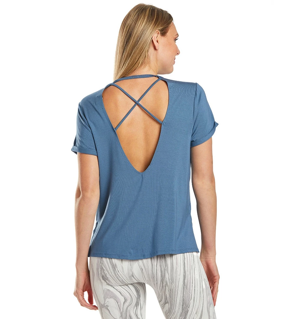 CLOTHING NUX X-Factor Yoga Tee Steely Skies 5 CLOTHING NUX X-Factor Yoga Tee Steely Skies