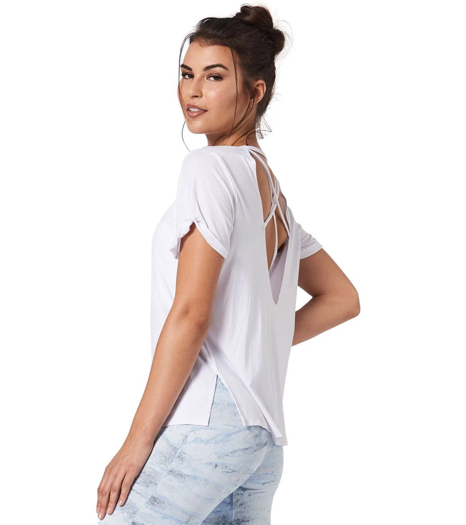 NUX X-Factor Yoga Tee White 4 NUX X-Factor Yoga Tee White