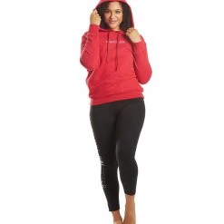 CLOTHING Spiritual Gangster Lotus Classic Raglan Hoodie Crimson