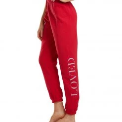 Yoga Joggers & Sweatpants Spiritual Gangster Loved Sessions Sweatpants Crimson