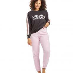 Spiritual Gangster Heart Sessions Sweatpants Pink Orchid Yoga Joggers & Sweatpants