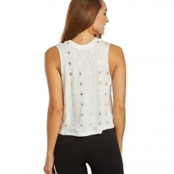 CLOTHING Spiritual Gangster Hamsa Crop Tank Stone Hamsa Print 11 CLOTHING Spiritual Gangster Hamsa Crop Tank Stone Hamsa Print