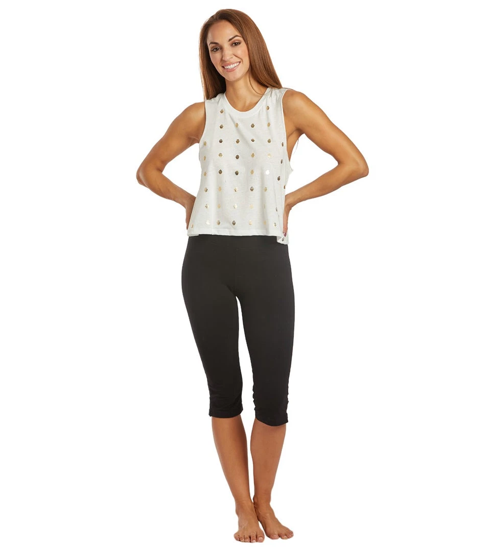 CLOTHING Spiritual Gangster Hamsa Crop Tank Stone Hamsa Print 6 CLOTHING Spiritual Gangster Hamsa Crop Tank Stone Hamsa Print