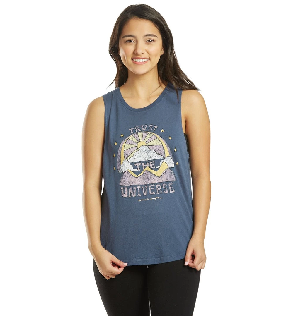 Spiritual Gangster Universe Muscle Tank Deep Blue CLOTHING 3 Spiritual Gangster Universe Muscle Tank Deep Blue CLOTHING