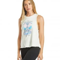 Spiritual Gangster Dear Gigi Muscle Tank Stone CLOTHING 13 Spiritual Gangster Dear Gigi Muscle Tank Stone CLOTHING