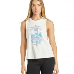 Spiritual Gangster Dear Gigi Muscle Tank Stone CLOTHING 15 Spiritual Gangster Dear Gigi Muscle Tank Stone CLOTHING
