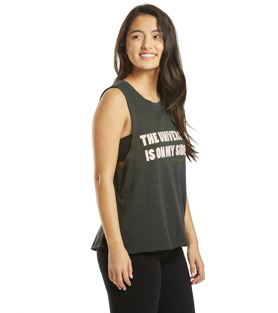 CLOTHING Spiritual Gangster My Side Gigi Muscle Tank Vintage Black 4 CLOTHING Spiritual Gangster My Side Gigi Muscle Tank Vintage Black